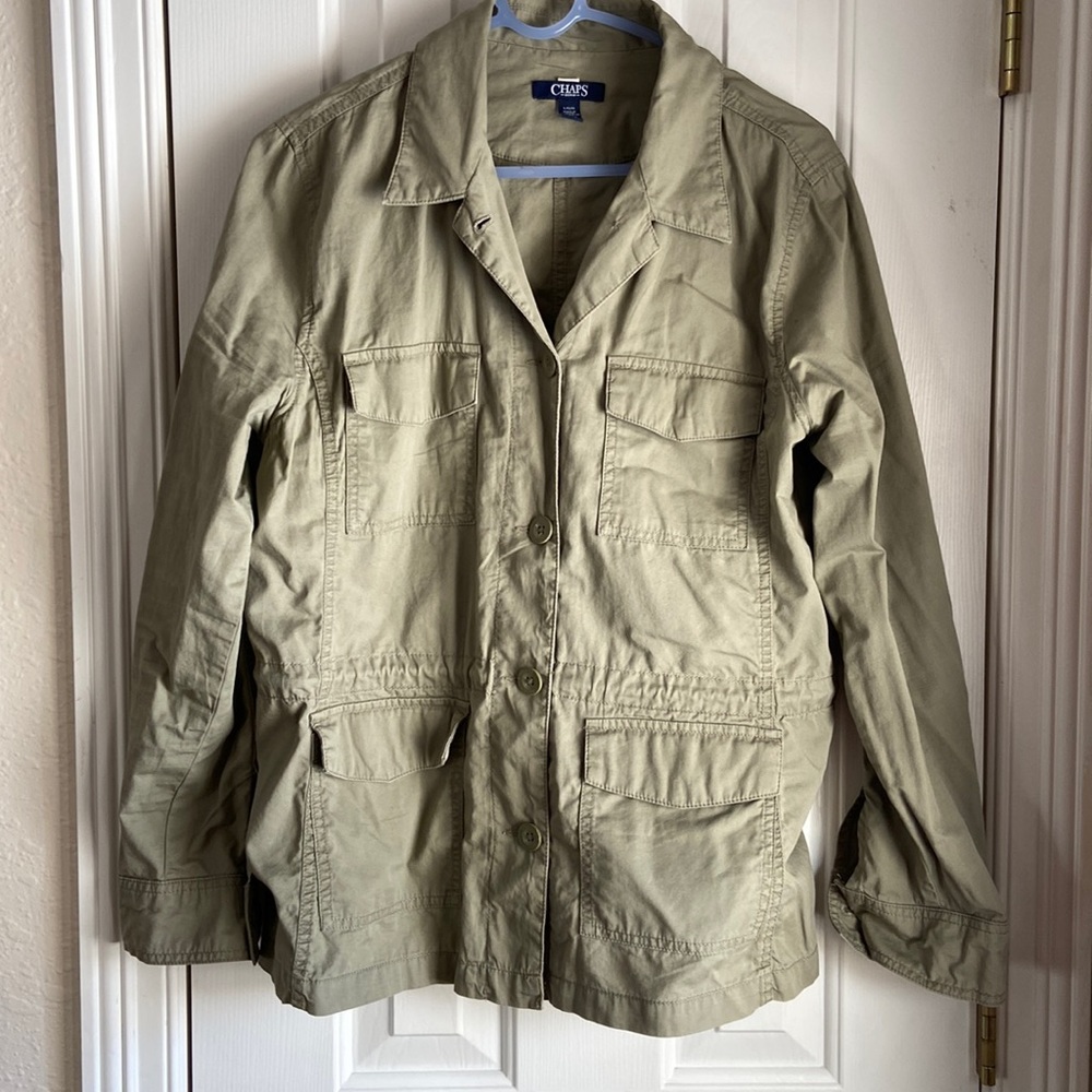 Chaps Cinch Waist Jacket